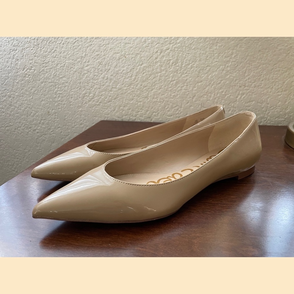 Sam Edelman Stacey Flats Nude Patent 10M